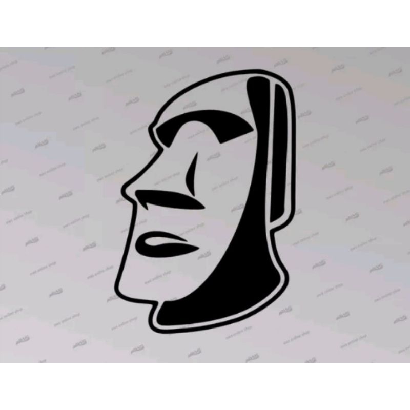Jual Sticker Moai Emoji | Shopee Indonesia