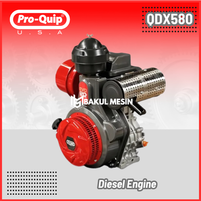 Jual ProQuip QDX580 Mesin Diesel Mesin Penggerak 20 HP QDX 580 | Shopee ...