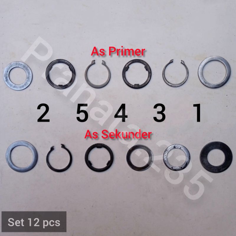 Jual Original Full Set Ring Rasio Honda CB GL 100 125 GL Pro GL Max GL ...