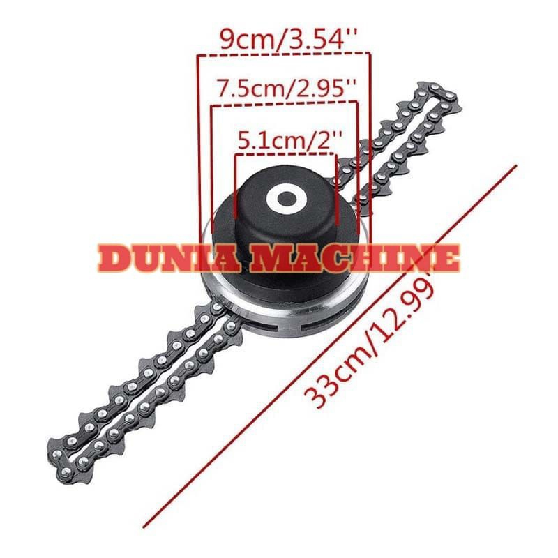 Jual Mata Pisau Mesin Potong Rumput Model Rantai Chainsaw Shopee Indonesia