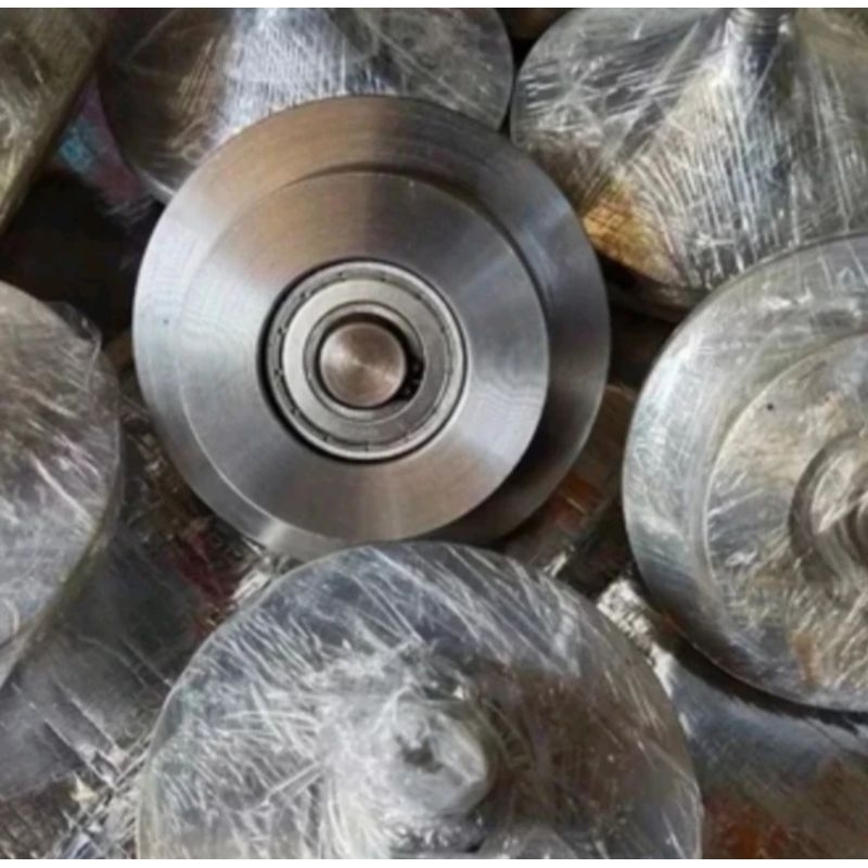 Jual Roda Lift Barang Besi Unp 150mm Wf H Beam Bahan Besi As Keras ...