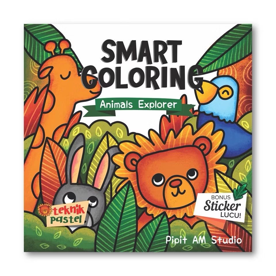 Jual CKLIK MEDIA - Buku Mewarnai: Smart Coloring Animals Explorer ...
