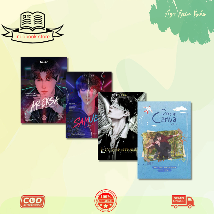 Jual AK Novel ECCEDENTESIAST / SAMUEL / AREKSA / DIARY OF CANVA/DIAMOND ...