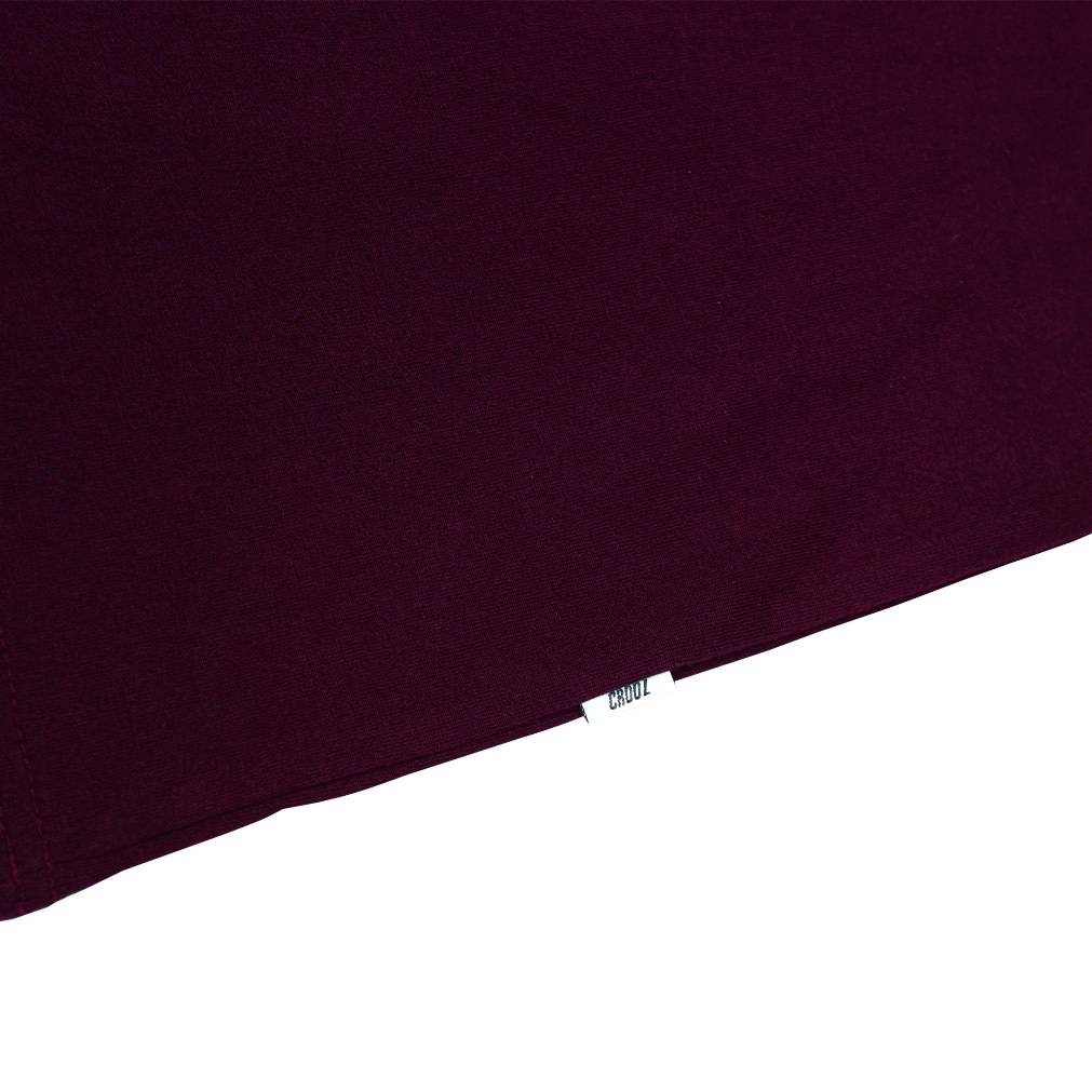 Jual BLANK TEE OVERSIZED | CROOZ HEAVYWEIGHT T-SHIRT | BURGUNDY | KAOS ...