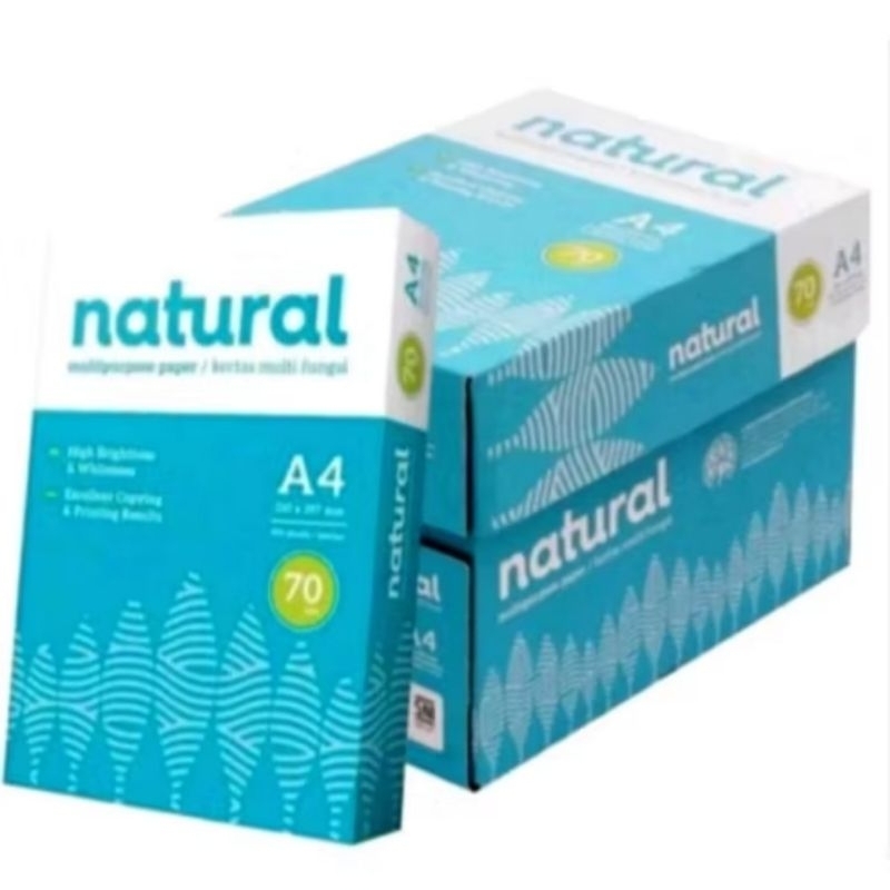 Jual Kertas HVS Natural A4 70gr PER RIM | Shopee Indonesia