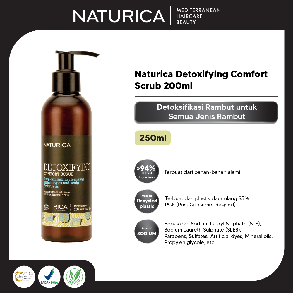 Jual Naturica - Detoxifying Comfort Scrub 200ml | Shopee Indonesia