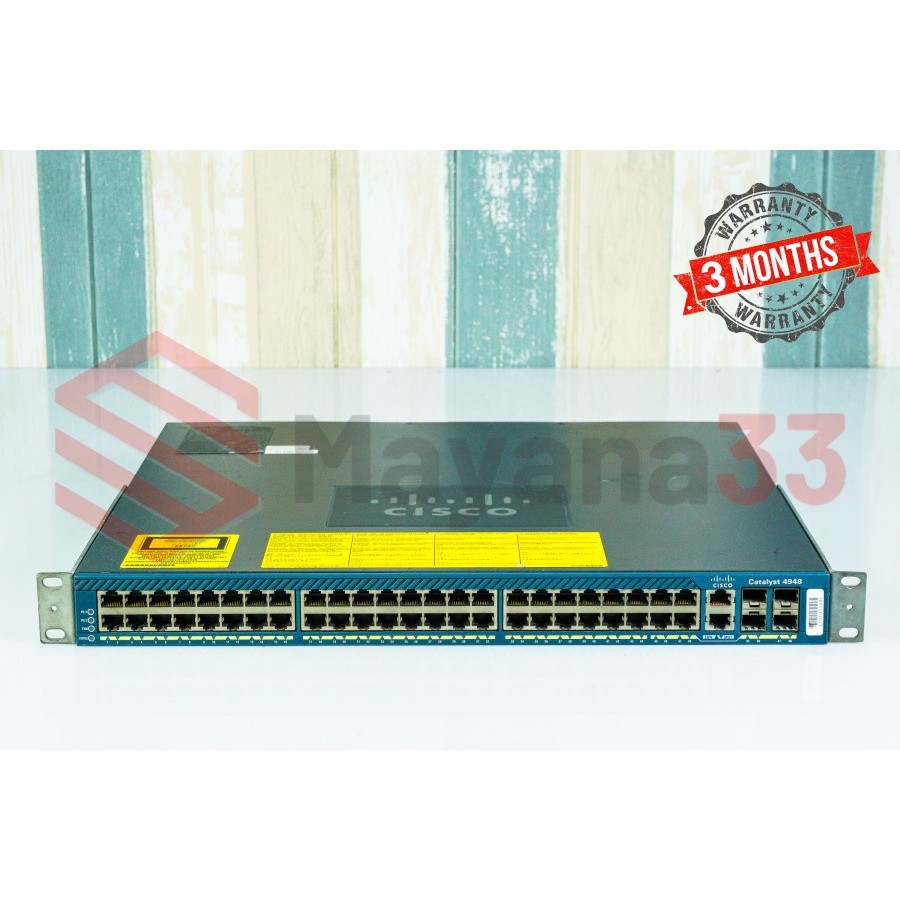 Jual Switch Hub Cisco Catalyst 4948 48 Port WS-C4948-S V05 48-Port ...