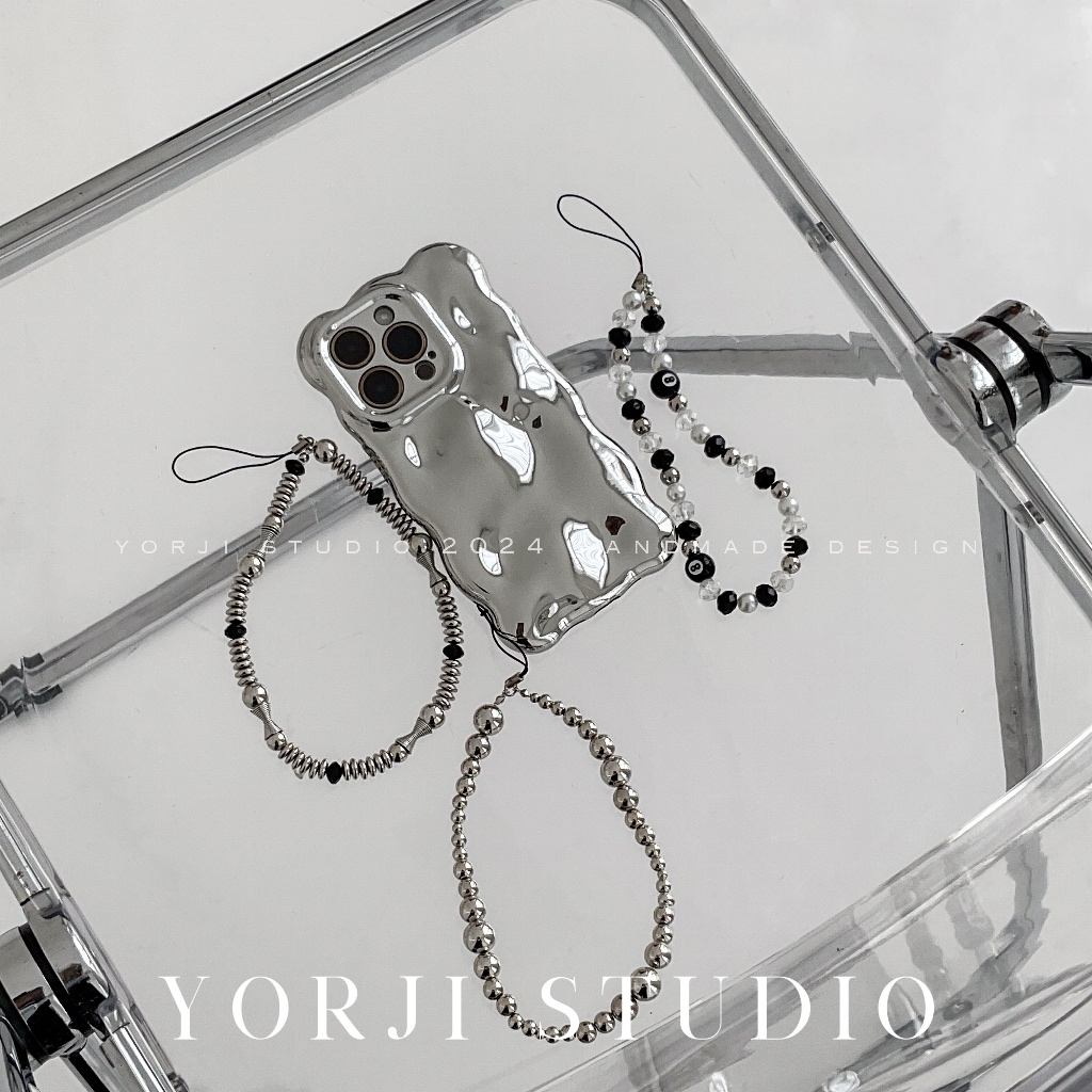 Jual YORJI STUDIO - BYEN - ready stock Universal silvery phone strap ...