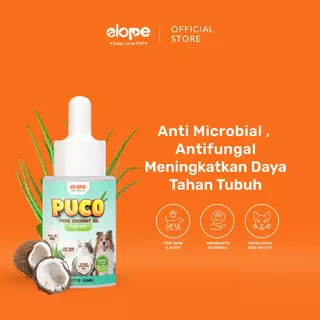 ELOPE Puco Virgin Coconut Oil Minyak Vco Kucing Anjing Obat Jamur Scabies