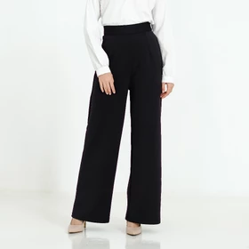 Ahlami Kim Cullote Pants HW Highwaist Cullote Pants Premium Celana Kantor Wanita Kulot Scuba