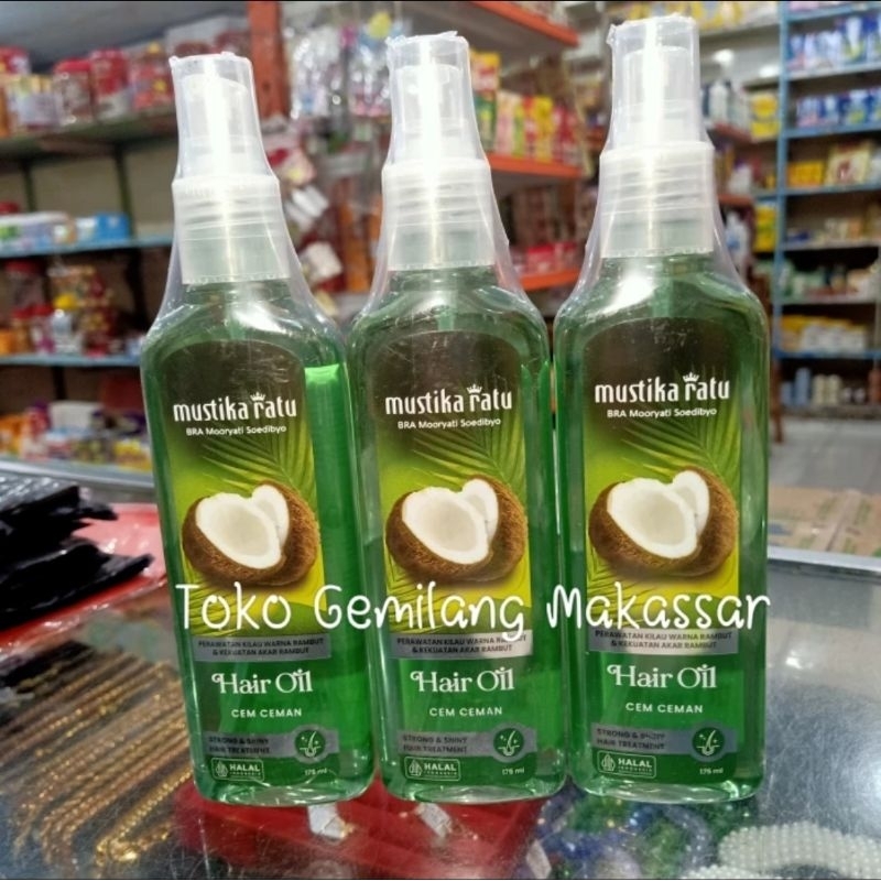 Jual Mustika Ratu Hair Oil Cem Ceman 175 ml | Shopee Indonesia