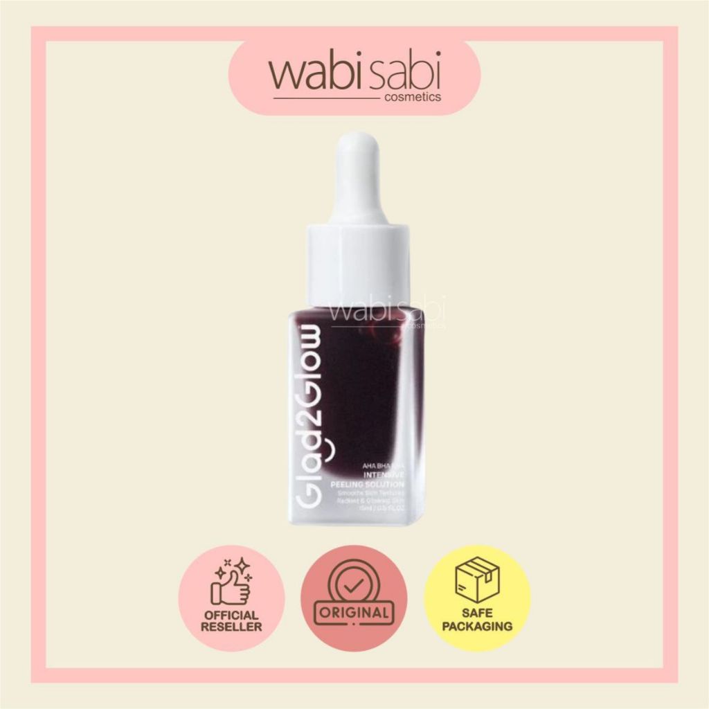 Jual GLAD2GLOW - AHA BHA PHA Peeling Solution 15ml | Shopee Indonesia