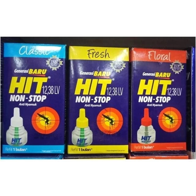 Jual HIT NON STOP Refill Anti Nyamuk 33ml | Shopee Indonesia