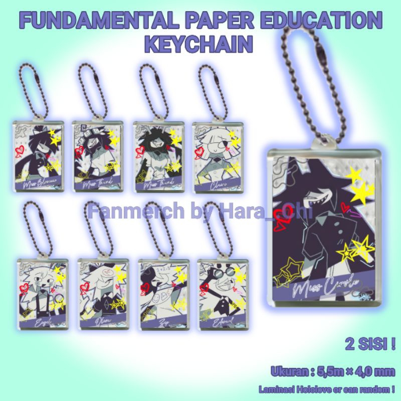 Jual Fundamental Paper Education Keychain Miss Circle, Miss Bloomie ...