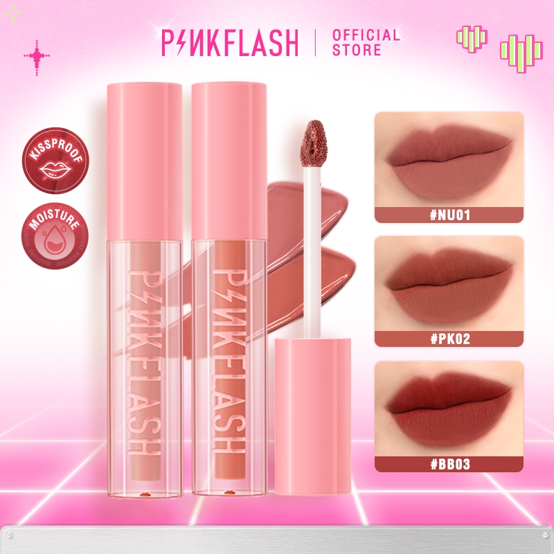 Jual 【Clearance Sale】PINKFLASH Transferproof Max Liquid Lipstick Matte