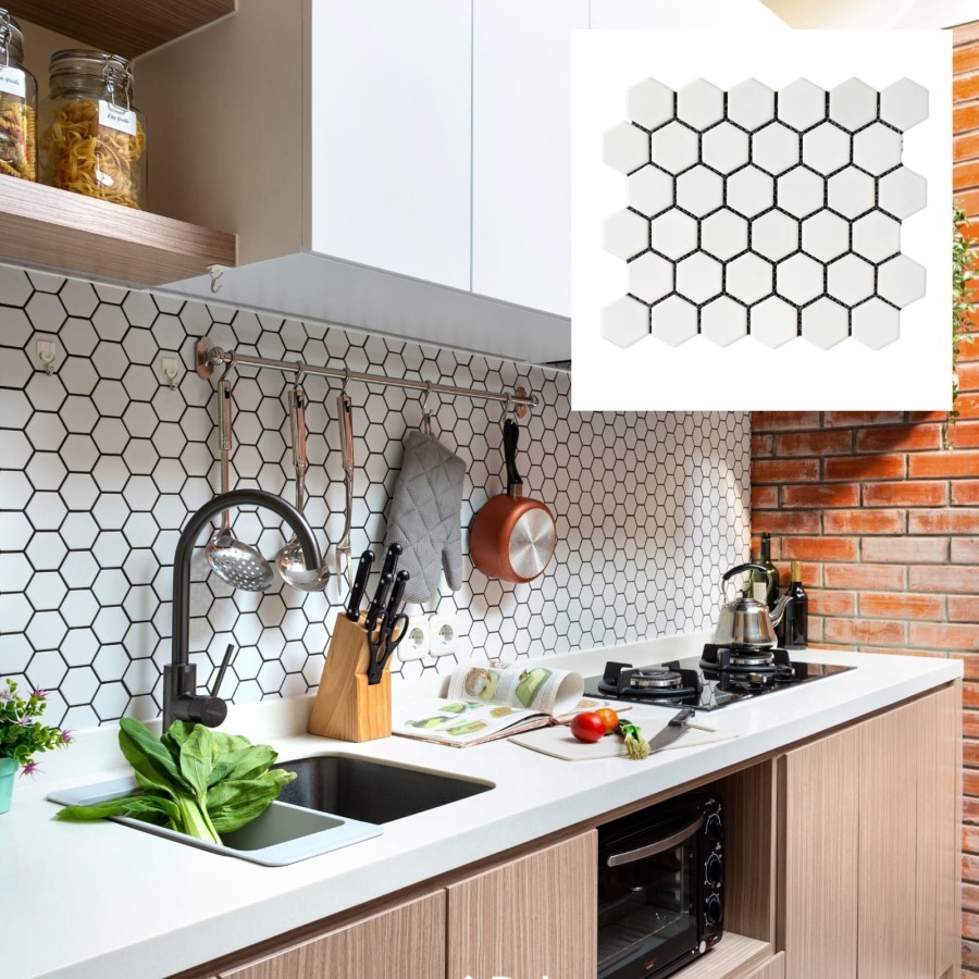 Jual Mosaic Dinding Dapur Kitchen Set/Mosaic Dinding Wastafel Modern ...