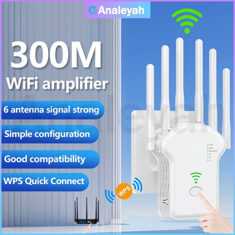 Jual Penguat Sinyal Wifi Dual Band Wireless wifi Repeater 300M/2.4G ...