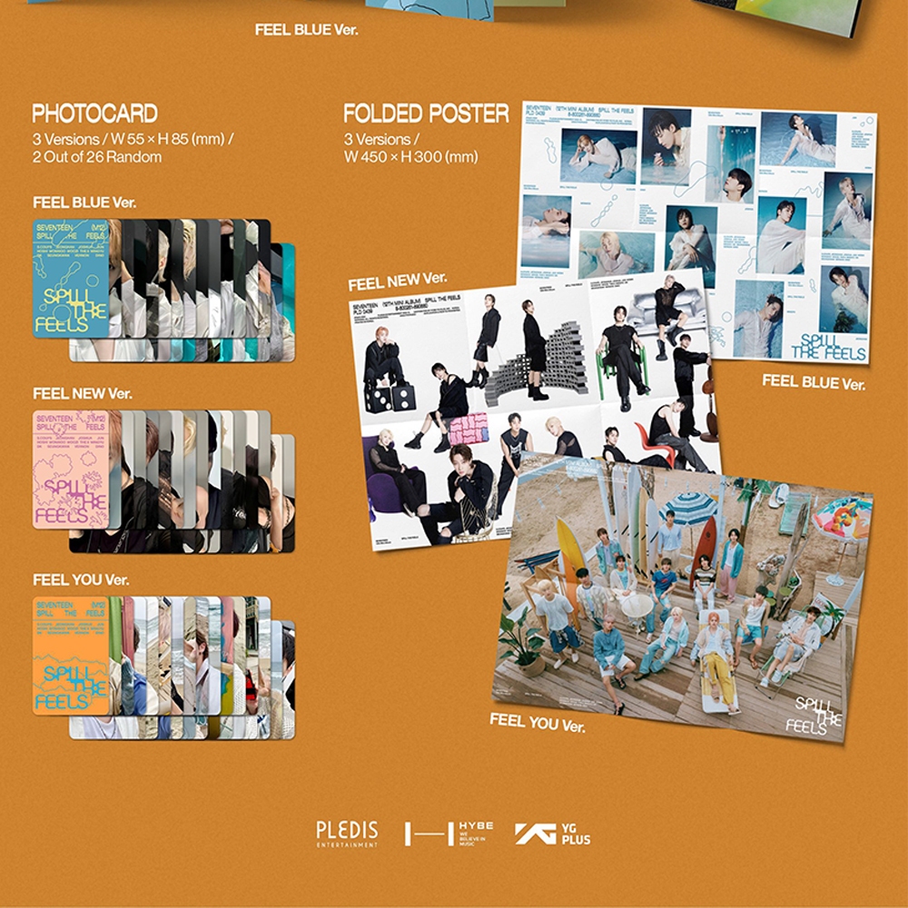 SEVENTEEN SPILL THE FEELS  ユニバ 特典 13枚コンプ SEVENTEEN SPILL THE FEELS ユニバ 特典 13枚コンプ SPILL THE