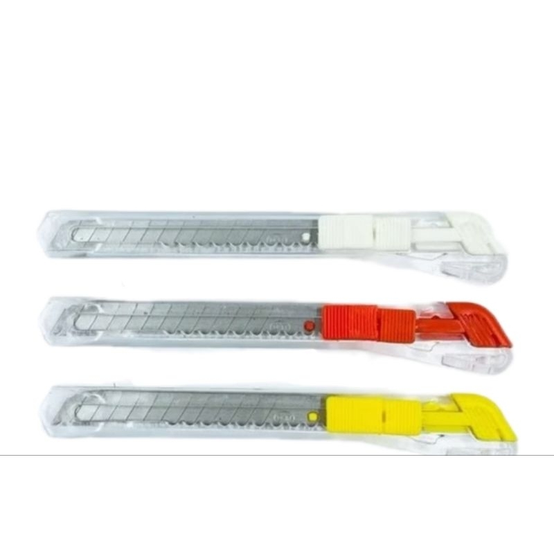 Jual Cutter Taco Transparan - Cutter Renceng | Shopee Indonesia