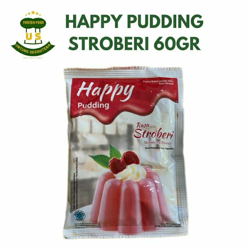 Jual Happy Pudding 60gr Pudding Reguler Praktis Ekonomis Kemasan 60gr ...