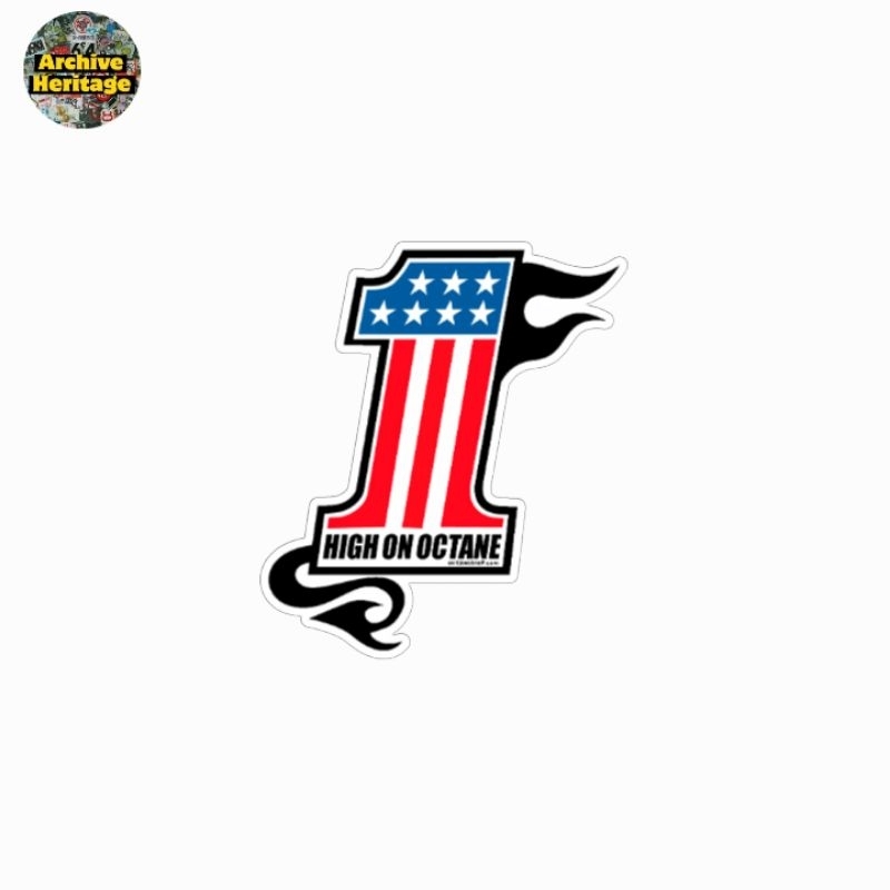 Jual sticker One High Octane shop ride harley davidson stiker | Shopee ...