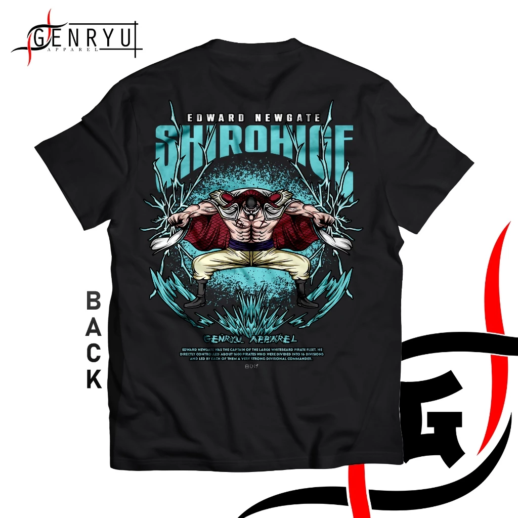 Edward Newgate / Shirohige Anime One Piece Baju Kaos