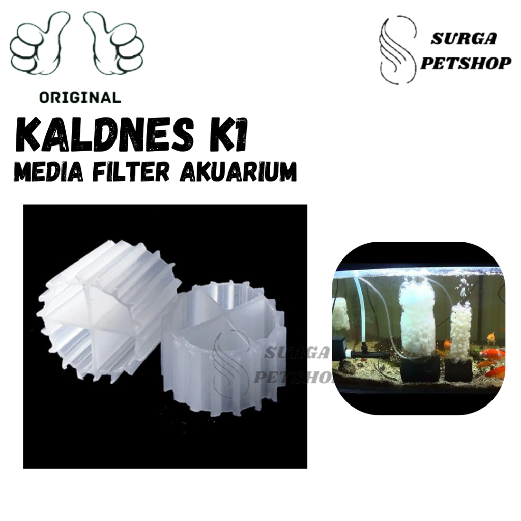 Jual Kaldness kaldnes K1 Media Filter MBBR 100 gram moving kolam ikan ...