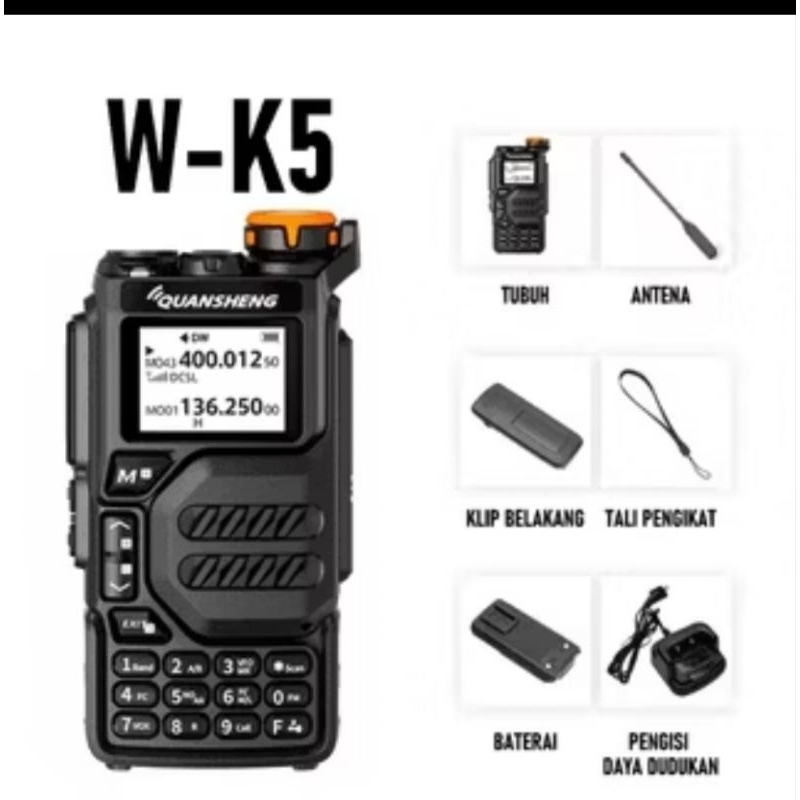Jual HT QUAN SHENG UV-K5 MULTI-BAND | Shopee Indonesia