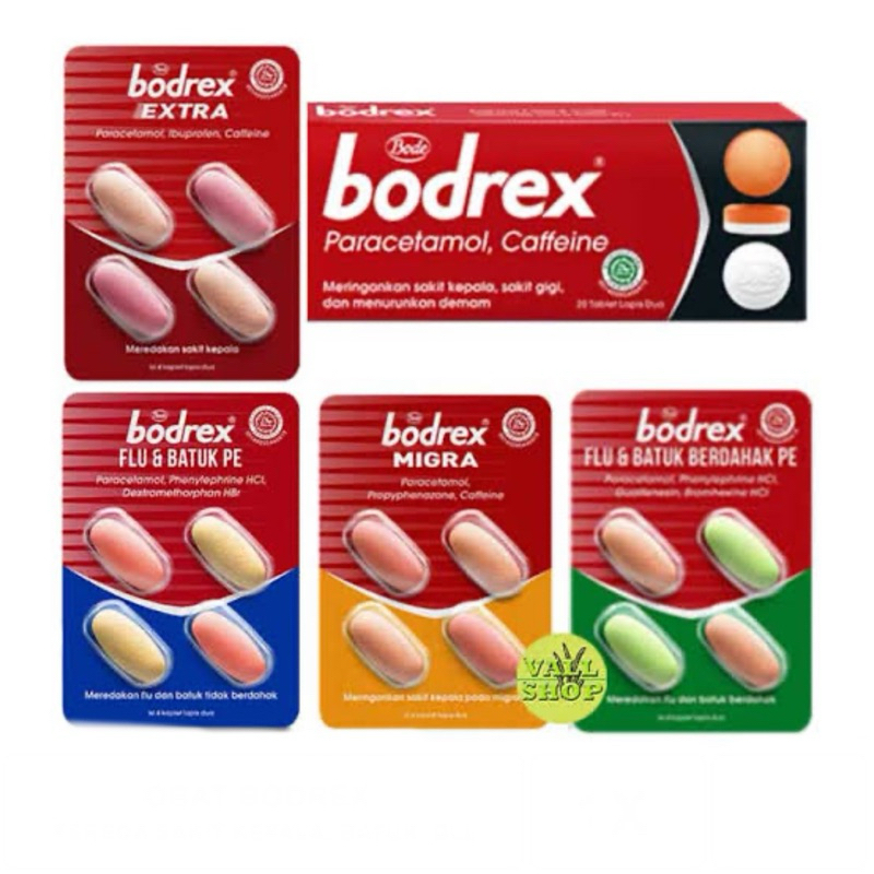 Jual Bodrex, Bodrex Migra, Bodrex Extra, Bodrex Flu Batuk Biru, Bodrex ...