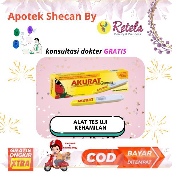 Jual AKURAT COMPACT ALAT TEST KEHAMILAN | Shopee Indonesia