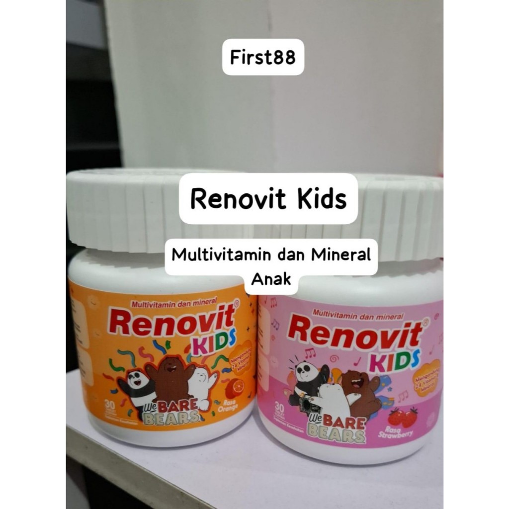 Jual Renovit Kids Multivitamin dan Mineral isi 30 Tablet | Shopee Indonesia