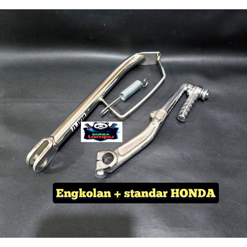 Jual [ PAKET ] Standar Samping Ring 17 Sama Engkolan Honda Beat Vario ...