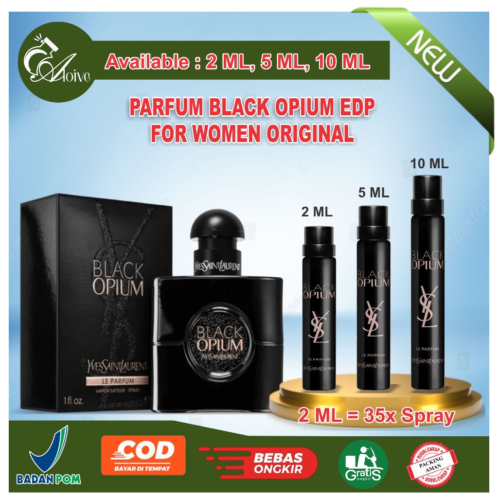 Jual Parfum Black Opium YSL Essences Extrait For Men 100% Original ...