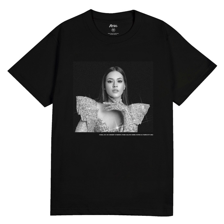 Jual Official Merchandise Tee - Baju Kaos - Collage Team Raisa GBK BW T ...