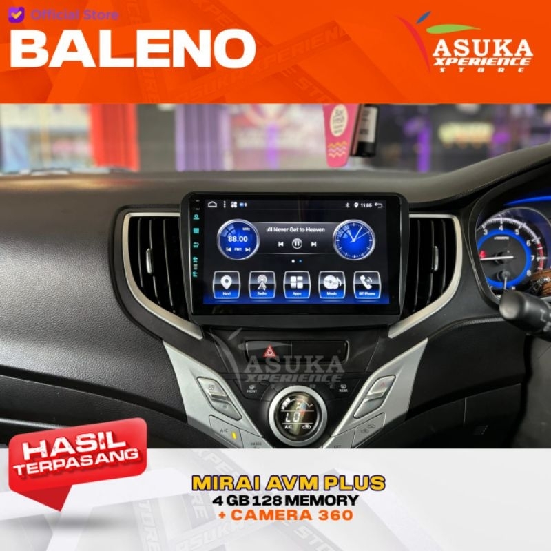 Jual HEADUNIT ANDROID SUZUKI BALENO MIRAI AVM PLUS 8/128GB PLUS CAMERA ...