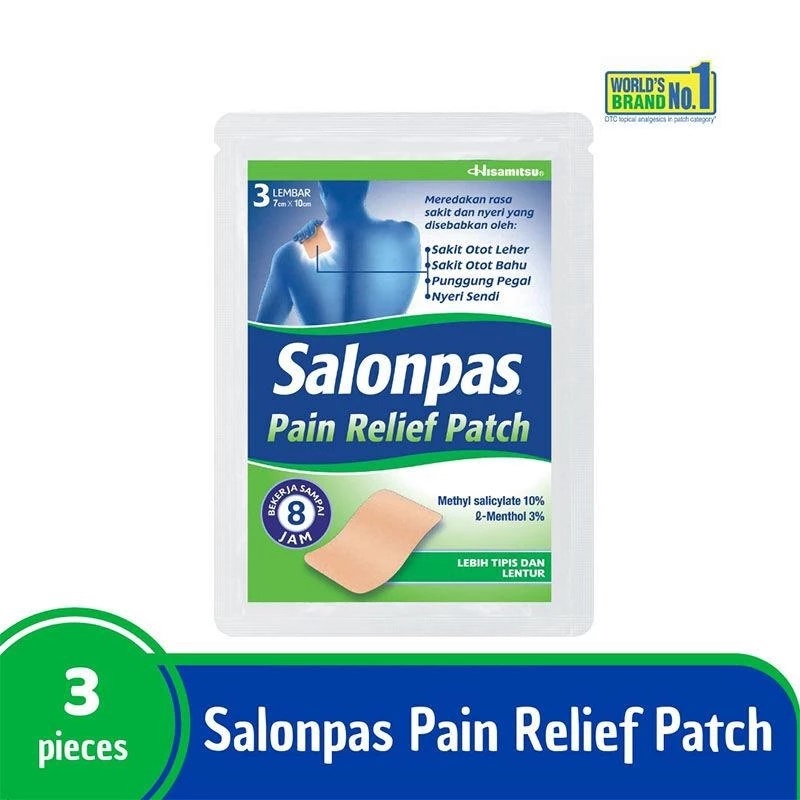 Jual KOYO SALONPAS PAIN RELIEF PATCH 1 SACHET ISI 3 PCS | Shopee Indonesia