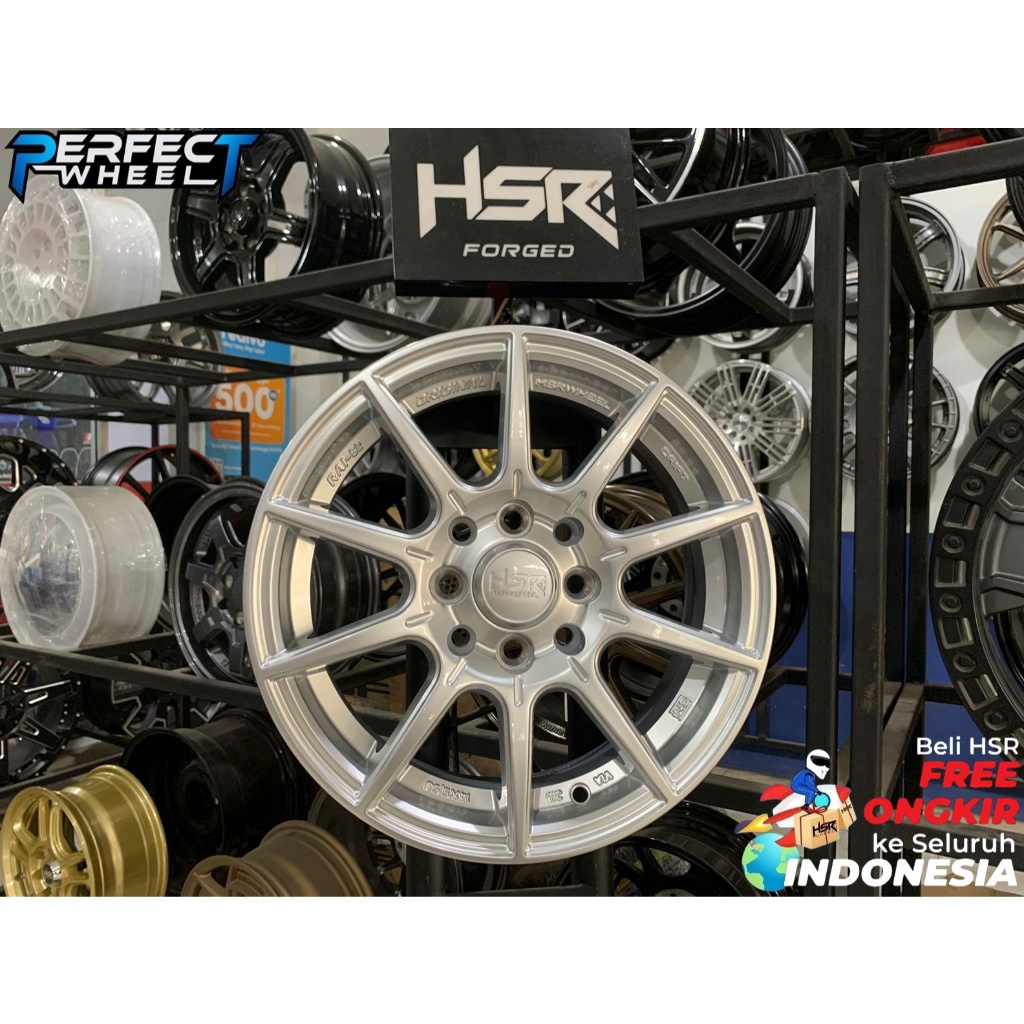 Jual Jual velg racing r14 hsr wheel rai-s2 lebar 5,5 Pcd 4x100-4x114,3 ...