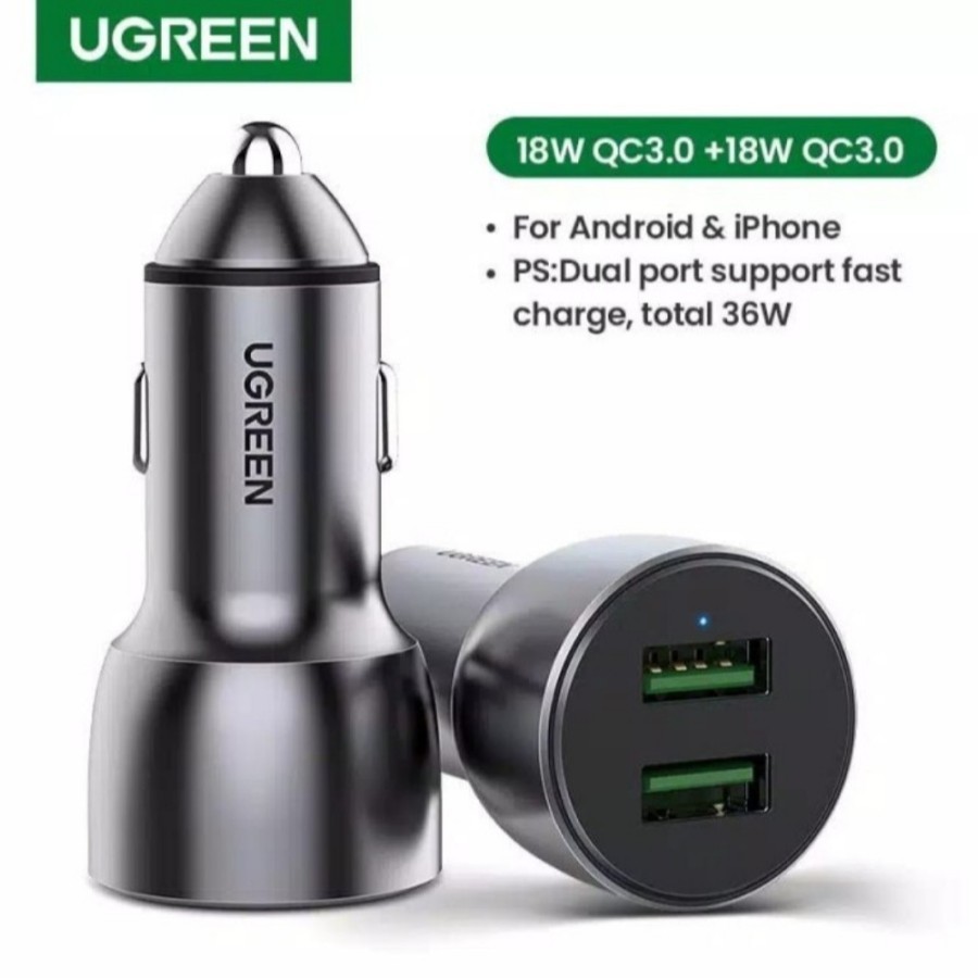 Car Charger UGREEN Dual Port USB C USB Ugreen Car Charger iPhone  Android Power Delivery