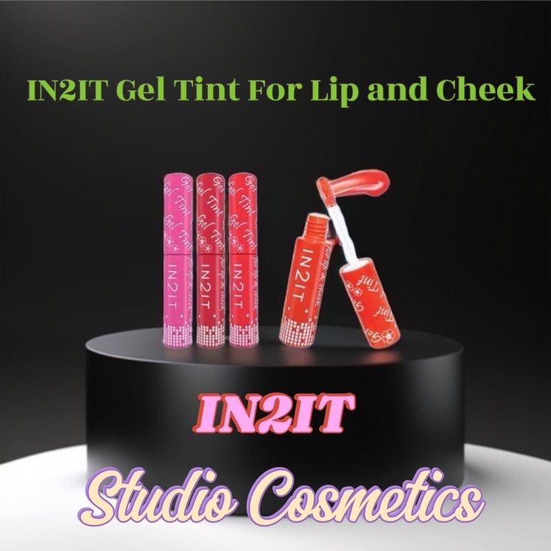 Jual IN2IT GEL TINT FOR LIPS and CHEEK lipt tint tahan hingga 8 jam SC