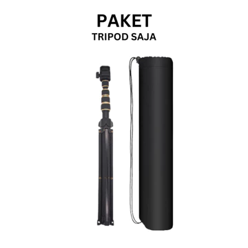 Tripod 2 In 1 Metal 2.1 Meter New Version Besi Tongsis Stand HP Kamera Foto Video Live Streaming