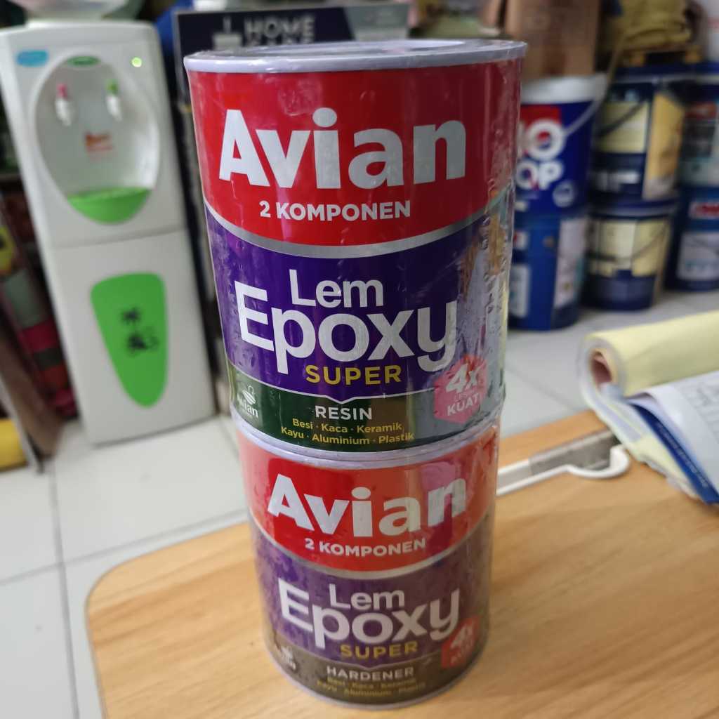 Jual LEM EPOXY SUPER 1 SET varian (1,6kg & 340gr ) | Shopee Indonesia