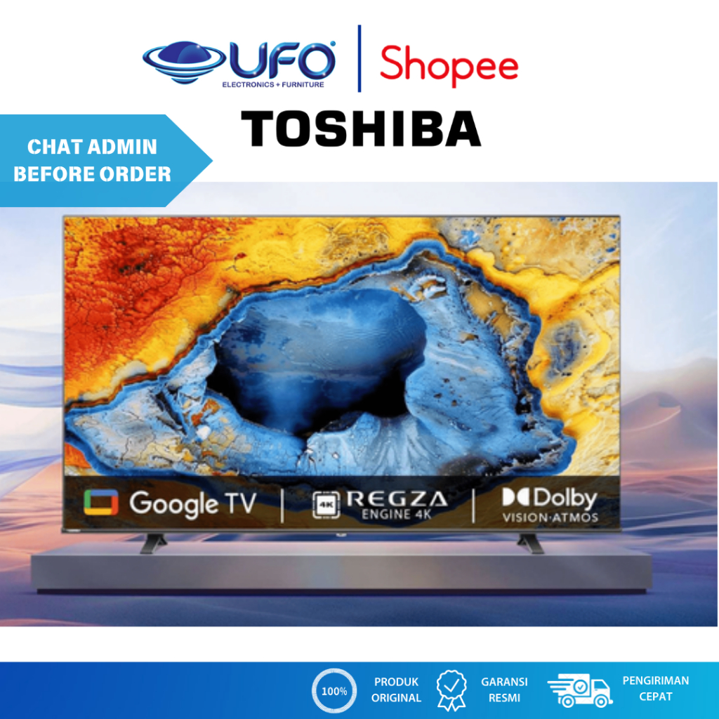 Jual TOSHIBA 43C350NP LED 4K GOOGLE TV 43 INCH | Shopee Indonesia