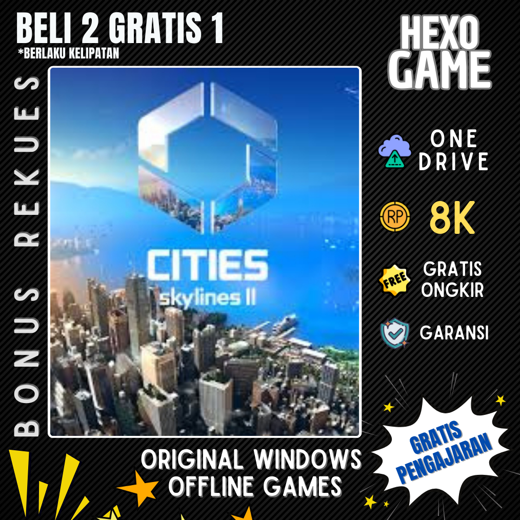 Jual CITIES SKYLINES 2 - LINK DOWNLOAD - GAME PC - GAME LAPTOP - GAME
