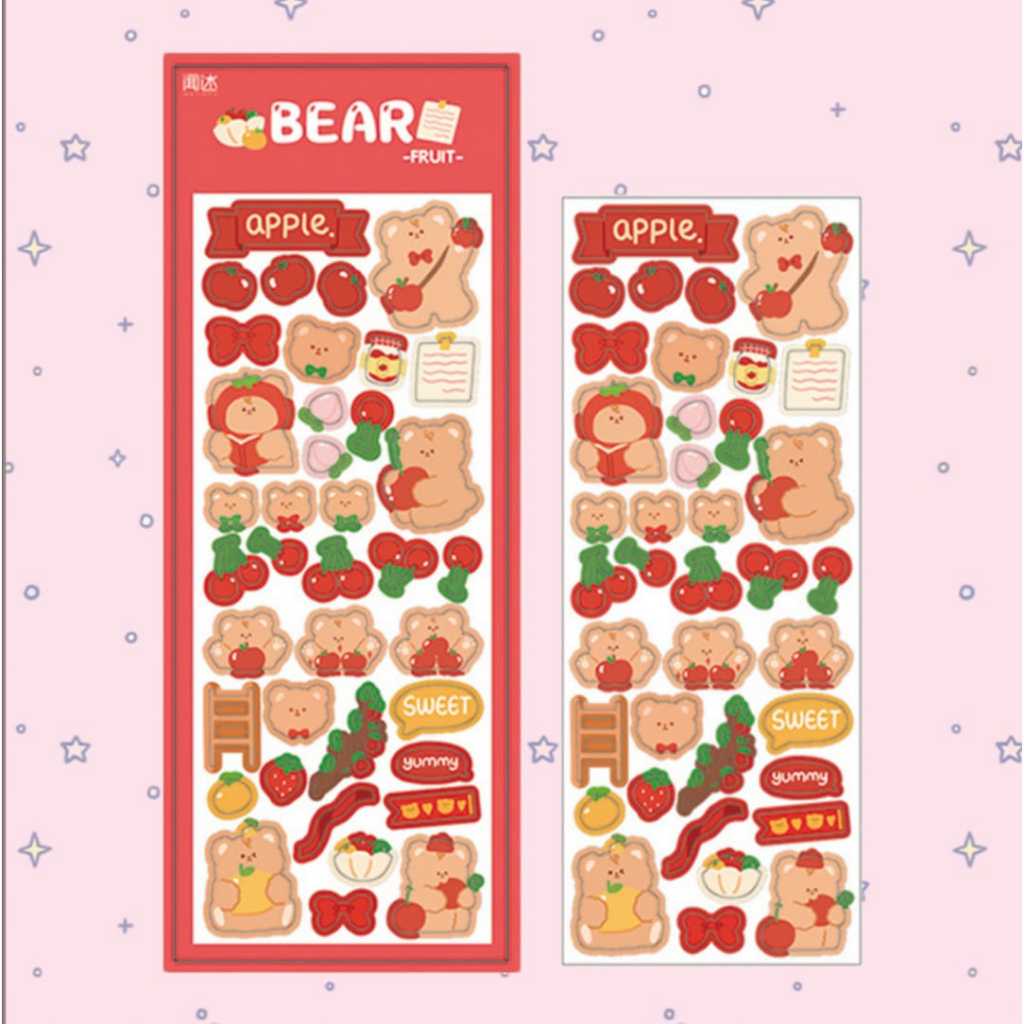 Jual STICKER BEAR PVC 2 PCS | Shopee Indonesia