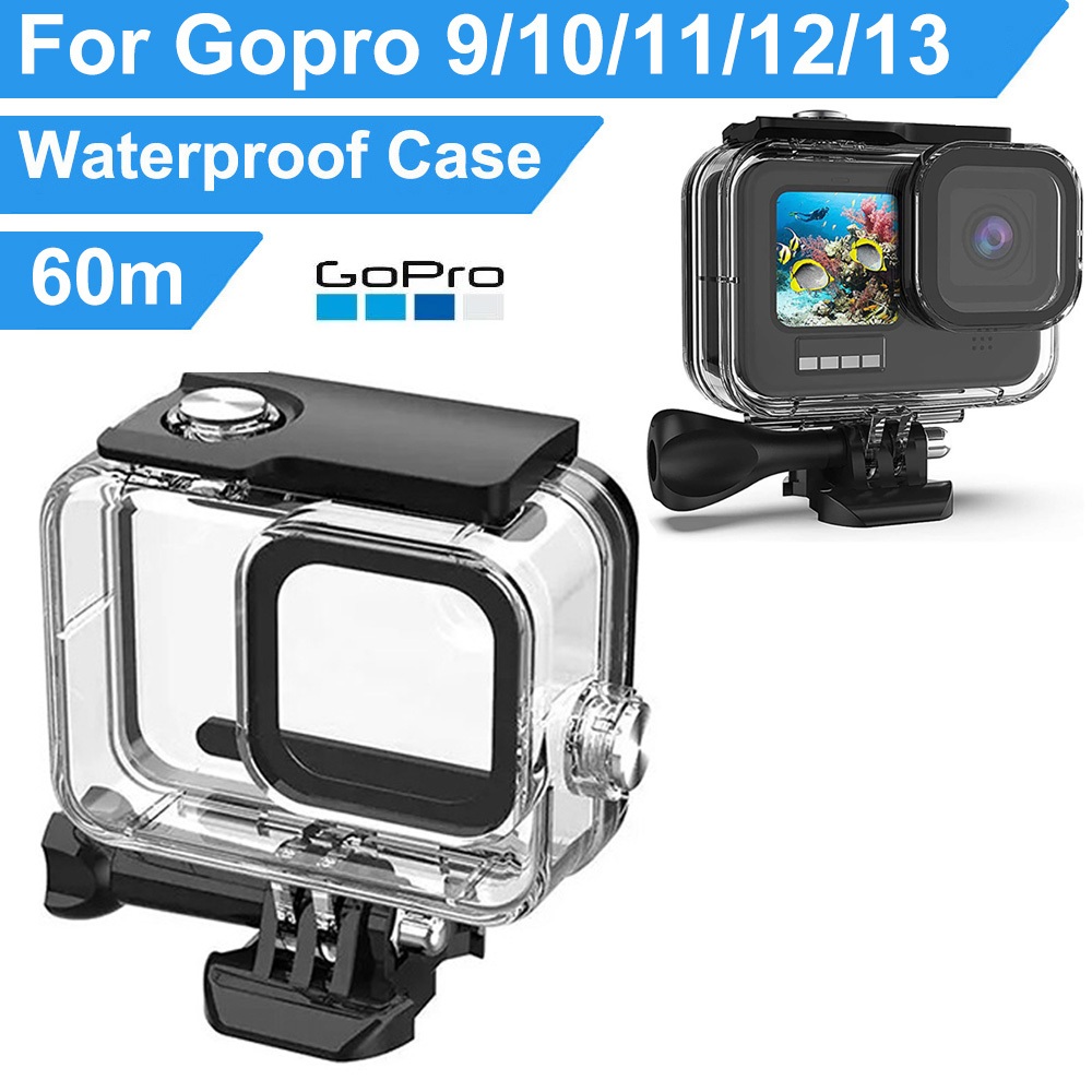 Jual 60M Underwater Waterproof Housing Case For GoPro Hero 9 10 11 12 ...