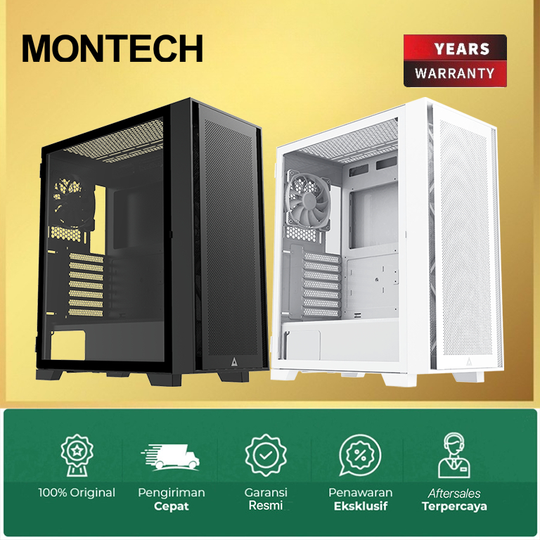 Jual Casing Montech AIR 1000 LITE [ATX, m-ATX] | Shopee Indonesia