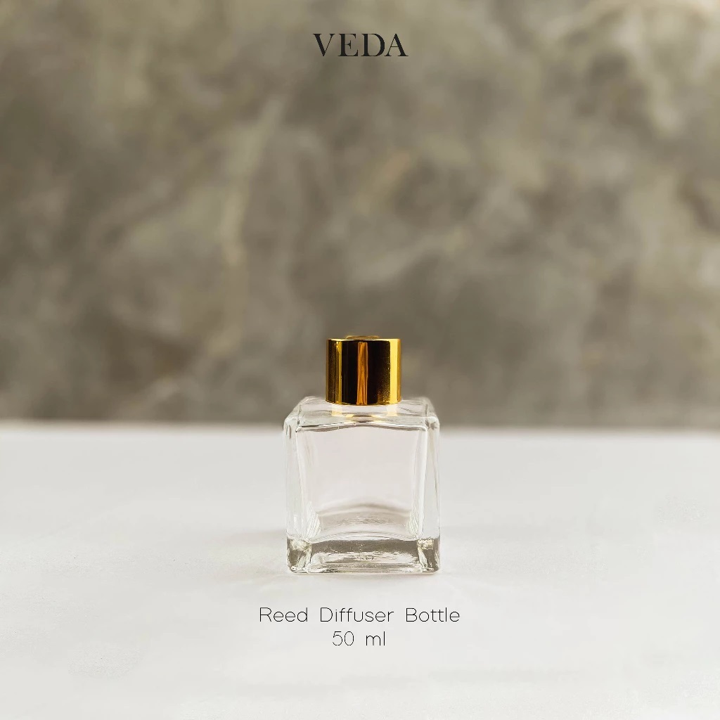 Jual EASY DECORATION Botol Kaca Reed Diffuser 50ml 60ml 100ml Tutup ...