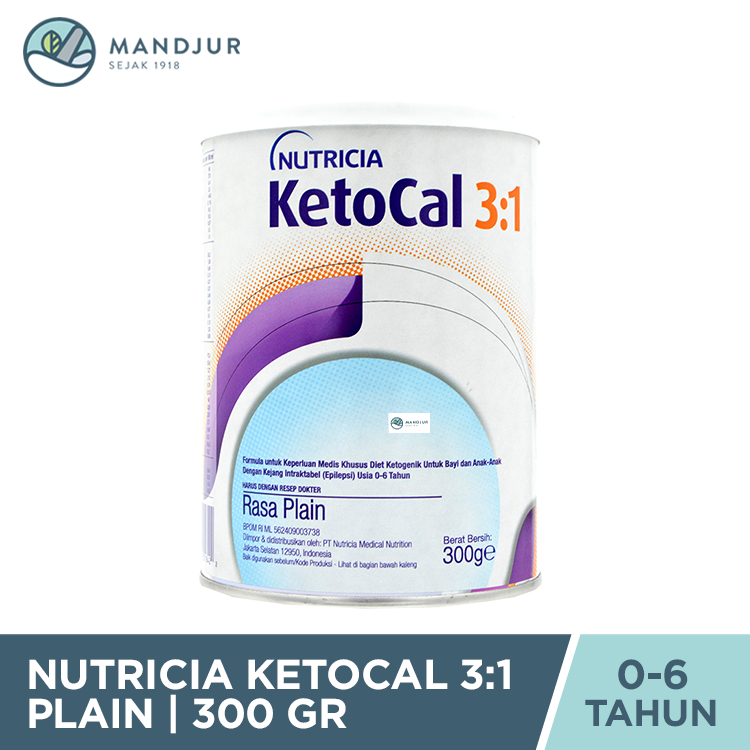 Jual KetoCal 3:1 Plain 300 Gram - Susu Formula Ketogenik Bayi dan Anak ...