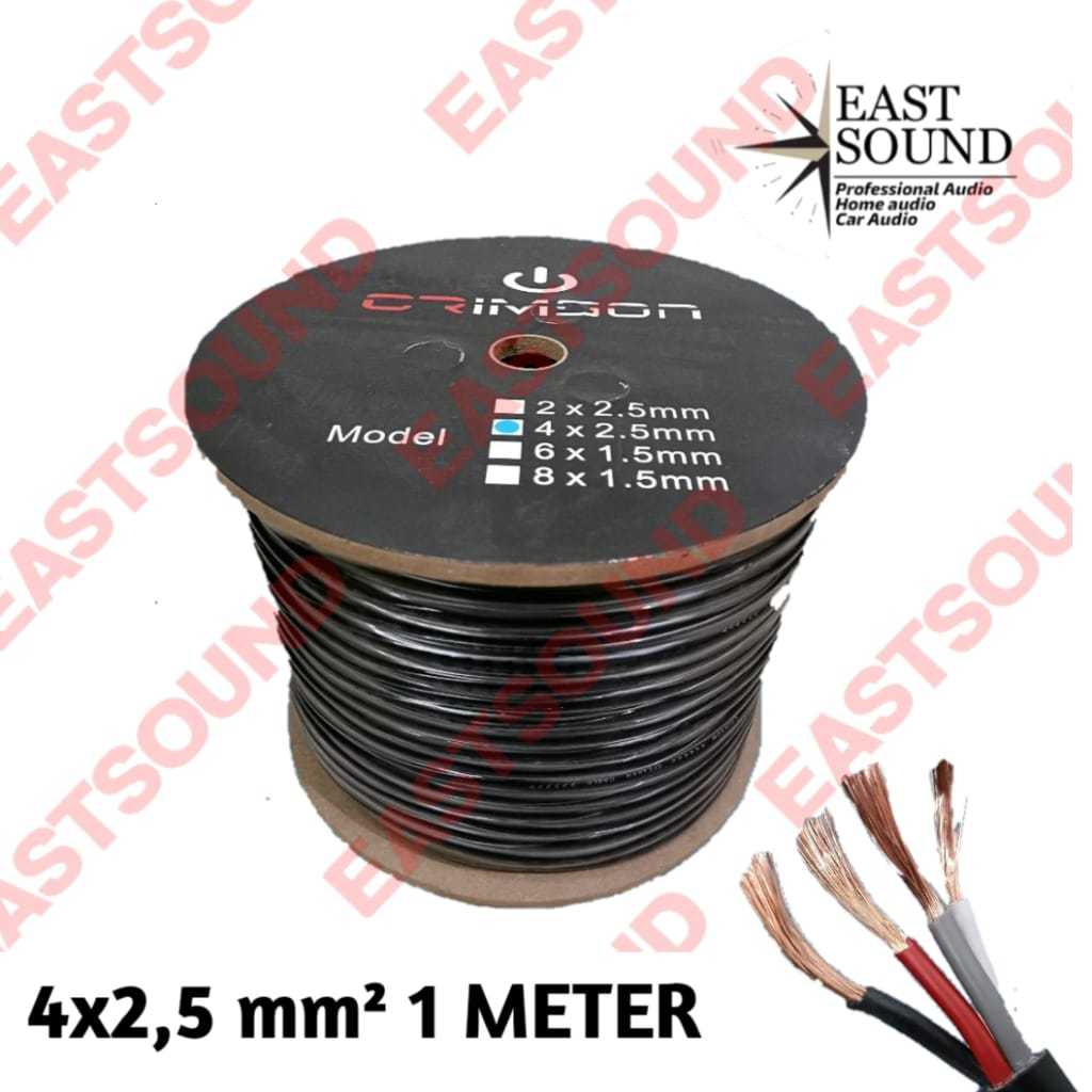 Jual CABLE SPK 4x2,5mm CRIMSON 1 METER | Shopee Indonesia