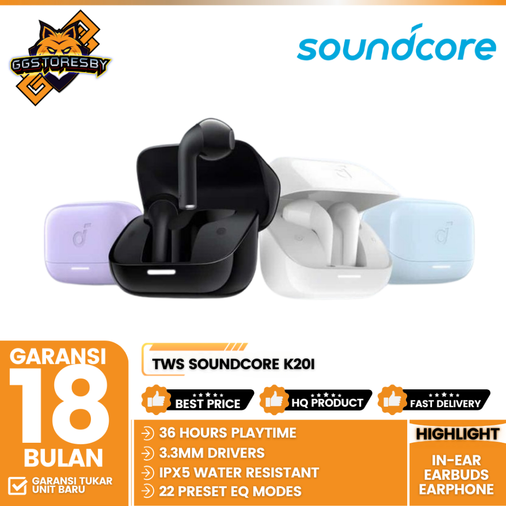 Jual Tws Anker Soundcore K20I True Wireless In-Ear Earbuds Earphone ...